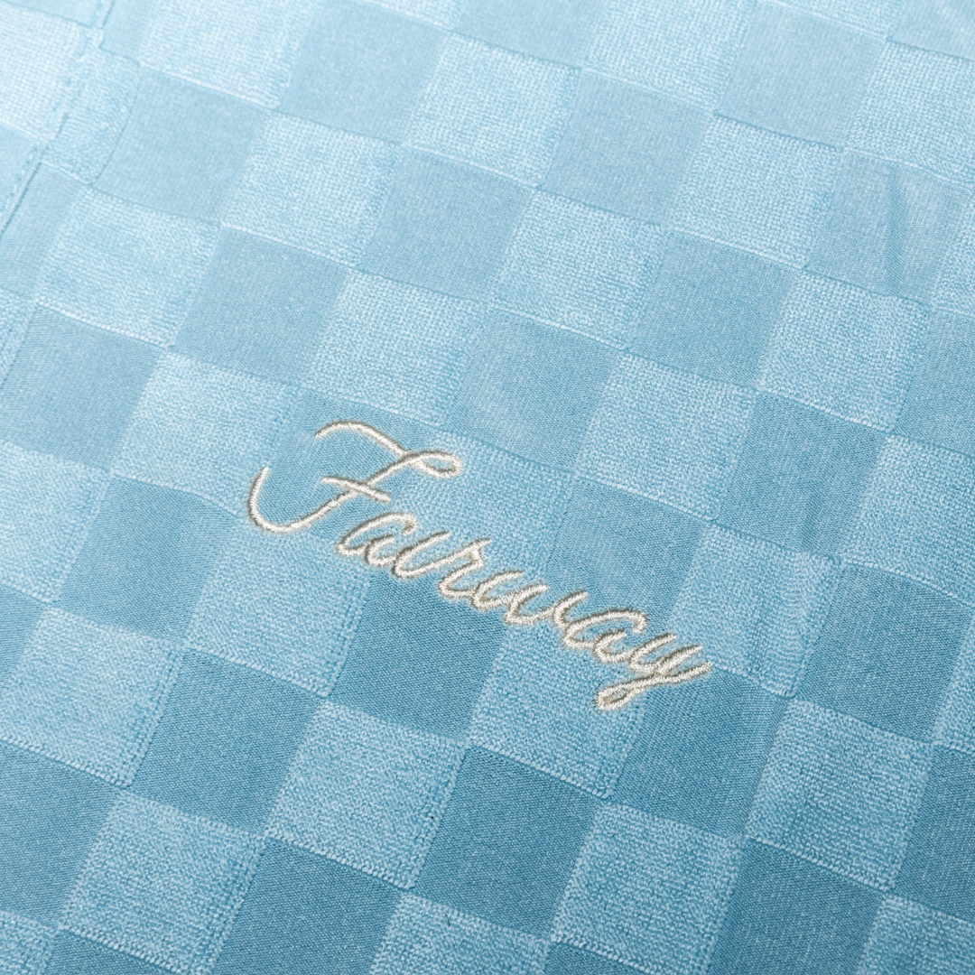 Checker Polo (Blue)