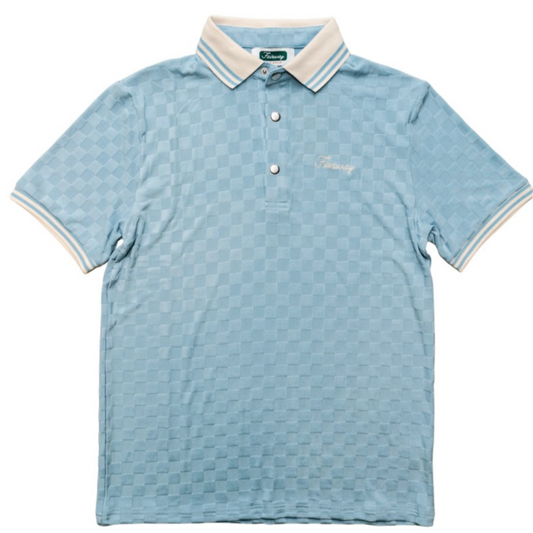 Checker Polo (Blue)