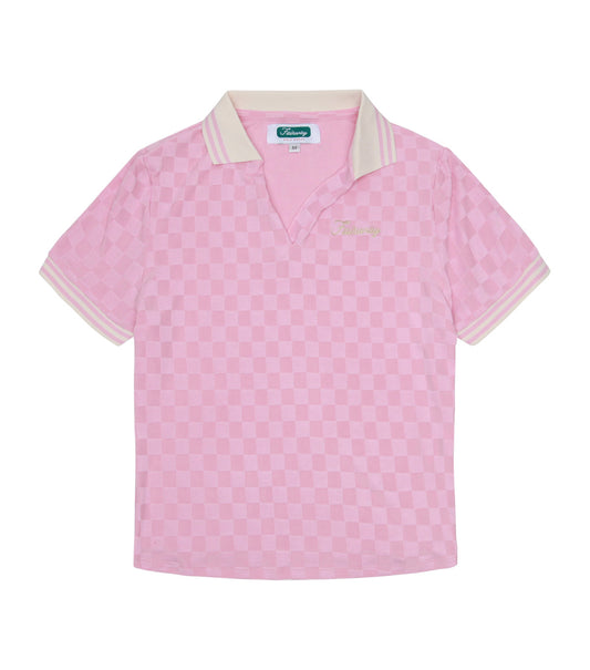 Fairway Checker Polo (Pink)