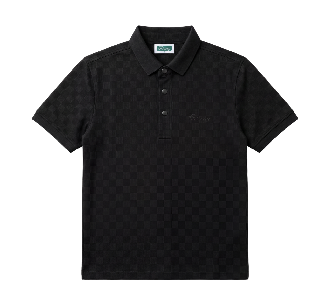 Checker Polo (Black)