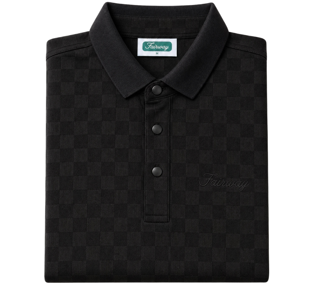 Checker Polo (Black)