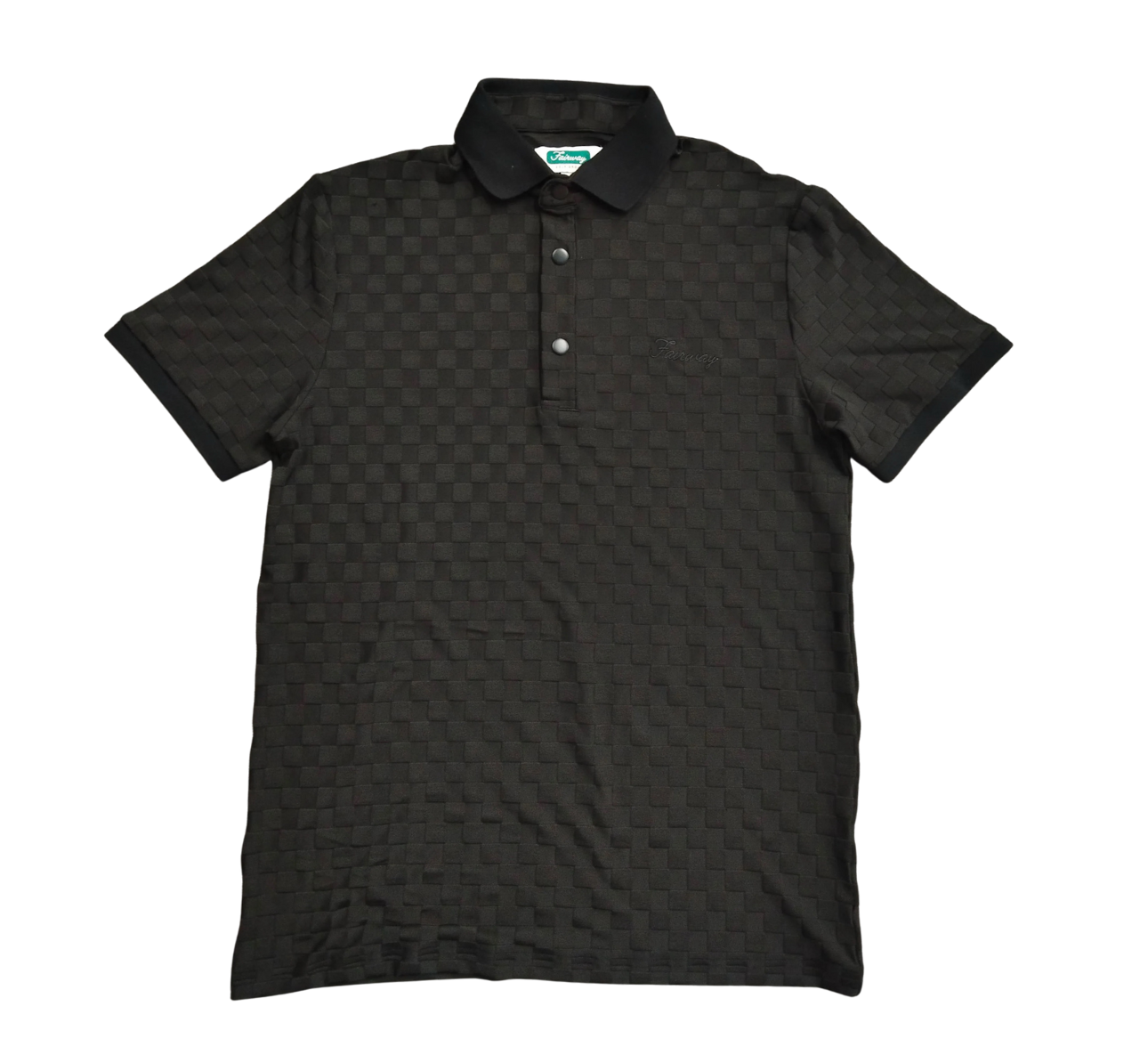 Checker Polo (Black)