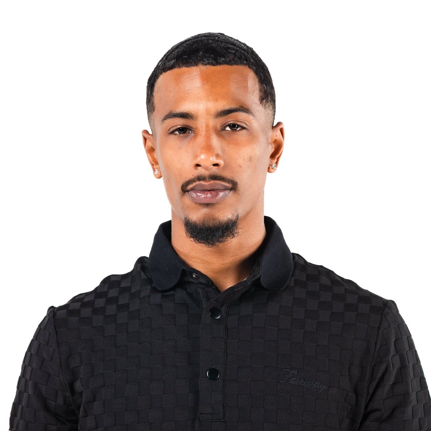 Checker Polo (Black)