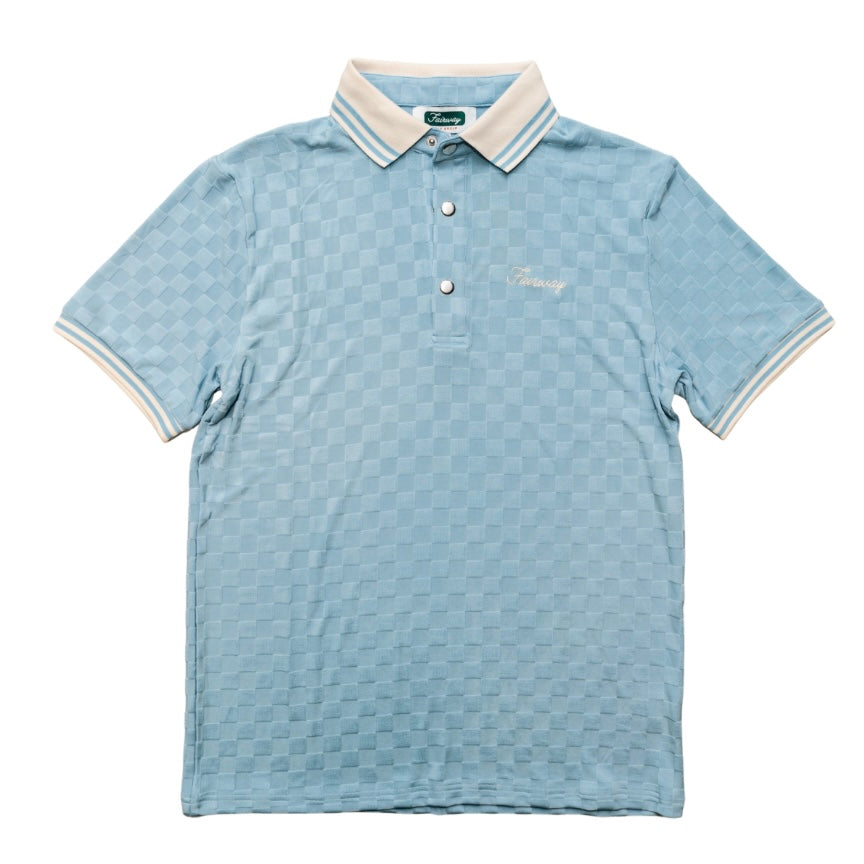 Checker Polo (Blue)